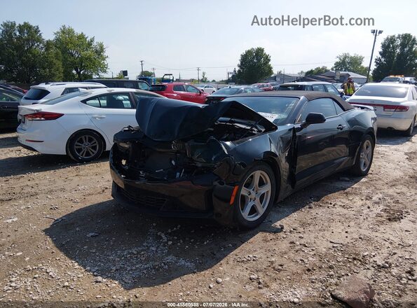 1G1FB3DX0L0102120 2020 CHEVROLET CAMARO Черный Передняя левая четверть