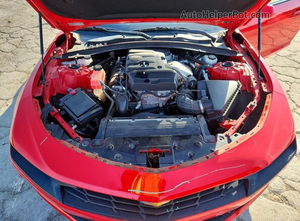 1G1FB3DX1L0111733 2020 CHEVROLET CAMARO Red Rear interior view