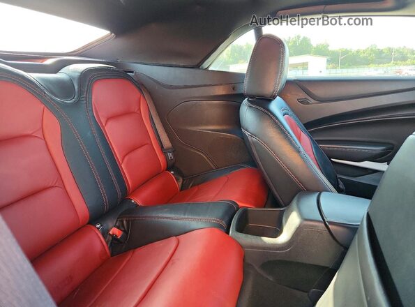 1G1FB3DX1L0111733 2020 CHEVROLET CAMARO Red Rear seats view