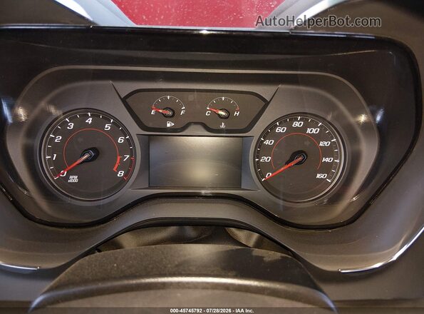 1G1FB3DX1P0156421 2023 CHEVROLET CAMARO Red უკანა სავარძლების ხედი