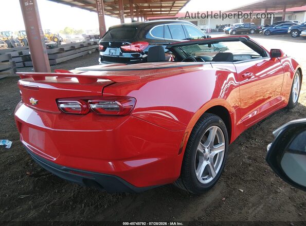 1G1FB3DX1P0156421 2023 CHEVROLET CAMARO Red უკანა მარჯვენა