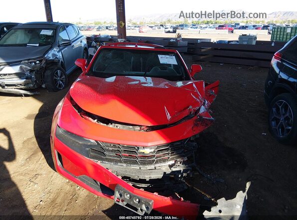 1G1FB3DX1P0156421 2023 CHEVROLET CAMARO Red ხელსაწყოთა პანელის ხედი