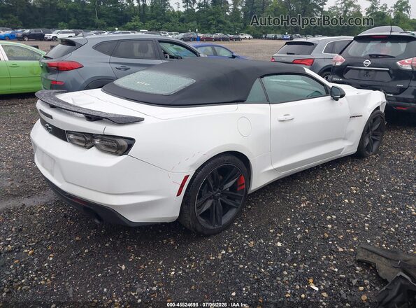 1G1FB3DX3L0145415 2020 CHEVROLET CAMARO White Trasero derecho