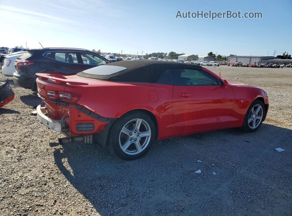 1G1FB3DX7L0134191 2020 CHEVROLET CAMARO Red Trasero derecho