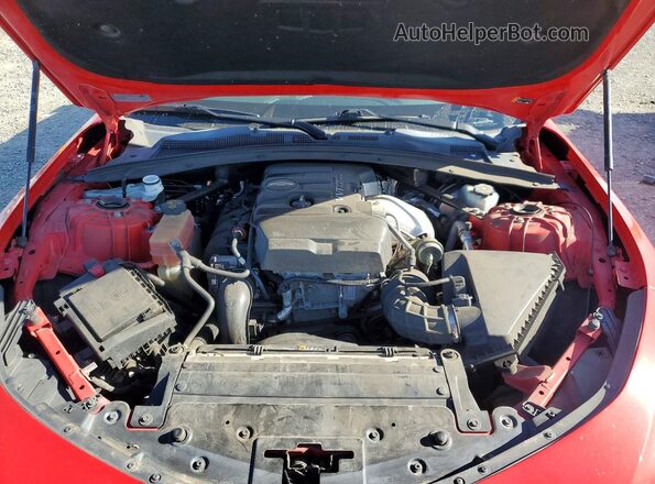 1G1FB3DX7L0134191 2020 CHEVROLET CAMARO Red Vista interior trasera
