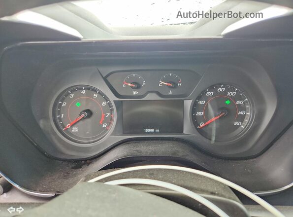 1G1FB3DX9J0112271 2018 CHEVROLET CAMARO Silver Սարքավորումների վահանակի տեսք