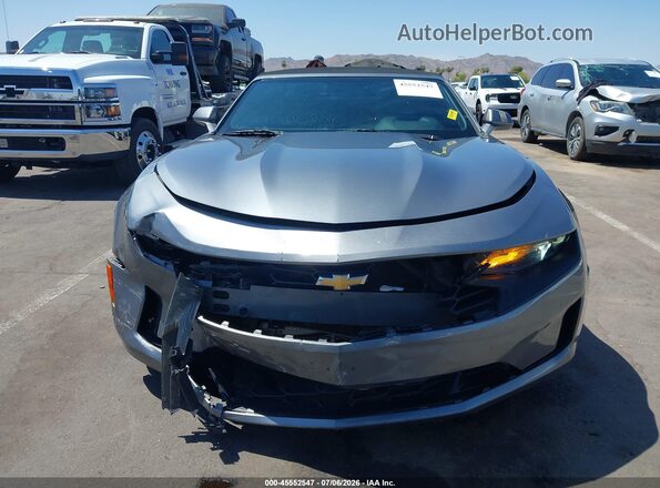 1G1FB3DX9L0132748 2020 CHEVROLET CAMARO Gray Widok zestawu wskaźników