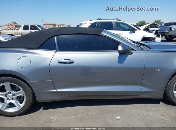 1G1FB3DX9L0132748 2020 CHEVROLET CAMARO Gray Widok wnętrza z tyłu