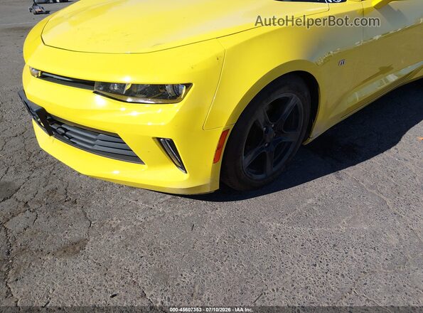 1G1FC1RS3G0140719 2016 CHEVROLET CAMARO Желтый Вид спереди