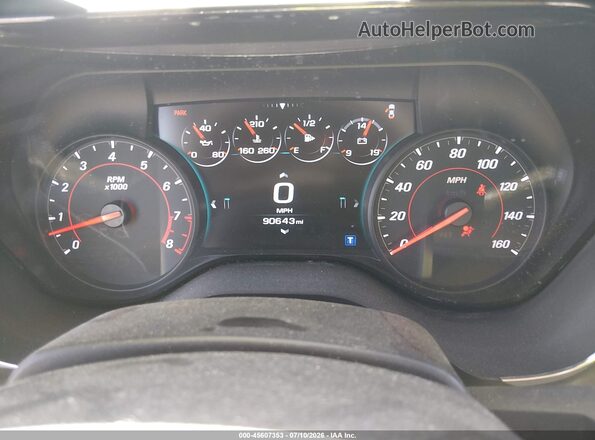 1G1FC1RS3G0140719 2016 CHEVROLET CAMARO Желтый Вид задних сидений