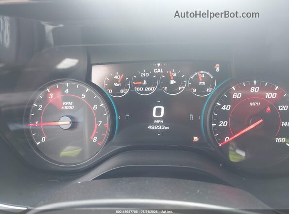 1G1FC3DS0H0212738 2017 CHEVROLET CAMARO Красный Вид задних сидений