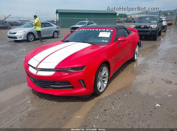 1G1FC3DS0H0212738 2017 CHEVROLET CAMARO Красный Передняя левая четверть