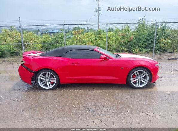 1G1FC3DS0H0212738 2017 CHEVROLET CAMARO Красный Вид задней части салона