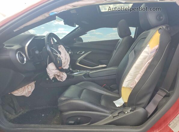 1G1FD1RS0G0178485 2016 CHEVROLET CAMARO Red Vista interior delantera