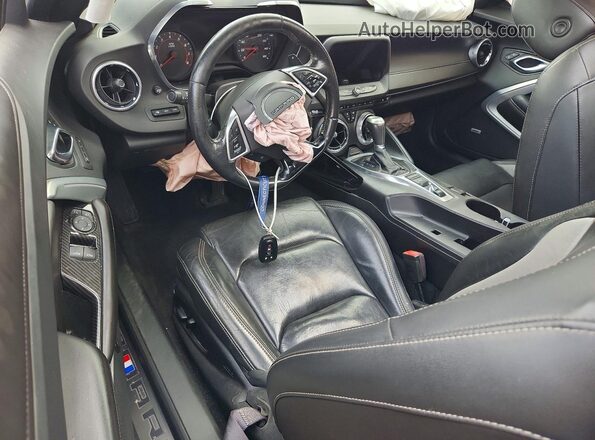 1G1FD1RS0H0116263 2017 CHEVROLET CAMARO Blue Առջևի վահանակի տեսք