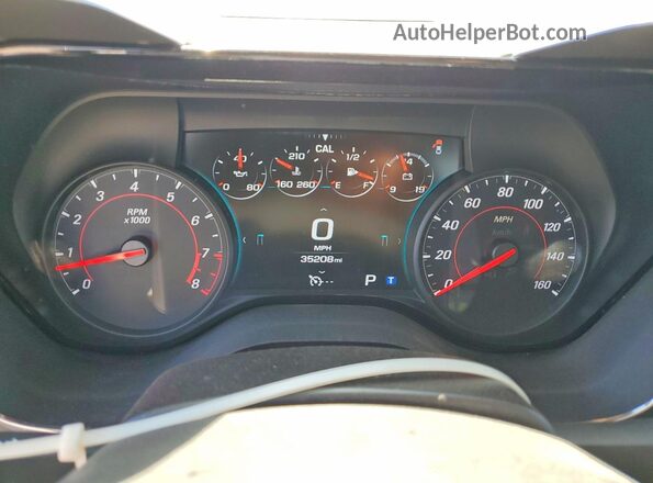 1G1FD1RS1H0199024 2017 CHEVROLET CAMARO White Instrument cluster view