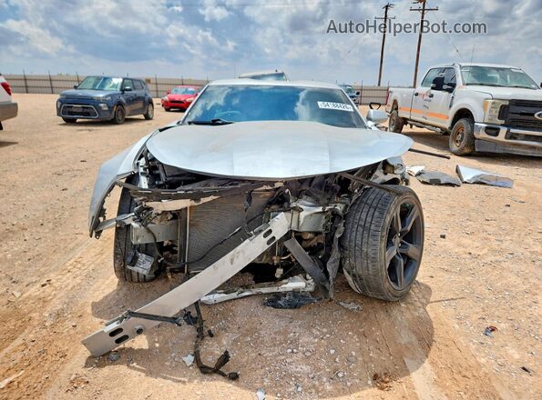 1G1FD1RS3J0162191 2018 CHEVROLET CAMARO Silver Front view