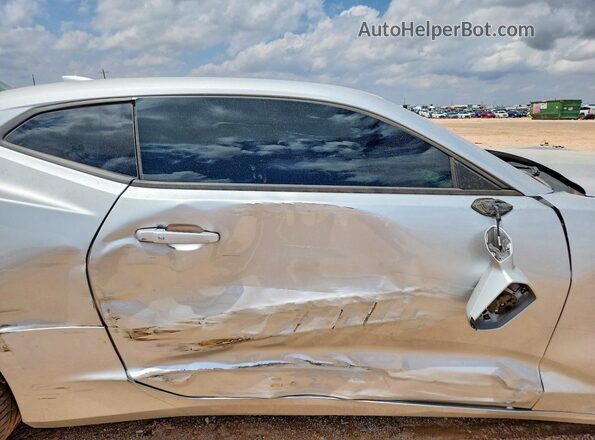 1G1FD1RS3J0162191 2018 CHEVROLET CAMARO Silver Rear seats view