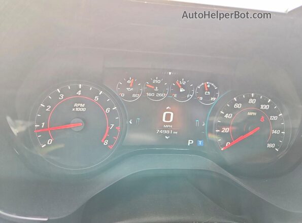 1G1FD1RS6G0150948 2016 CHEVROLET CAMARO Белый Вид щитка приборов