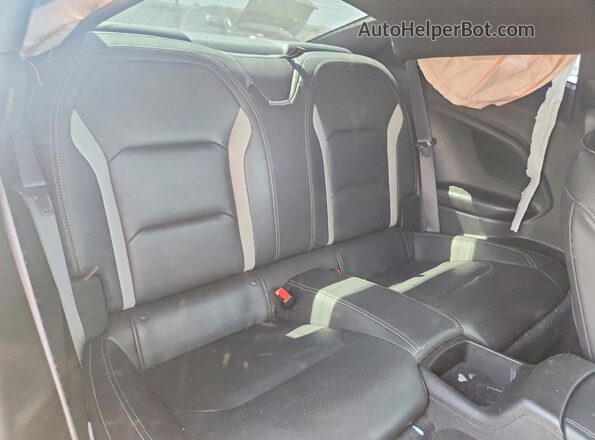 1G1FD1RS6K0112287 2019 CHEVROLET CAMARO Black Widok tylnych siedzeń