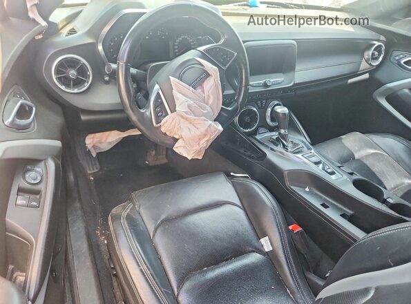 1G1FD1RS6K0112287 2019 CHEVROLET CAMARO Black Widok deski rozdzielczej