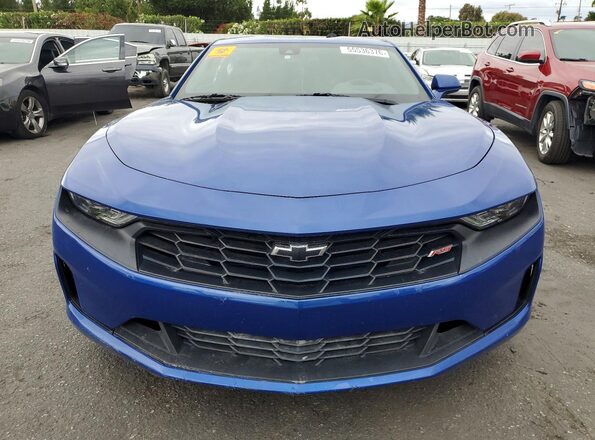 1G1FD1RS7K0108880 2019 CHEVROLET CAMARO Blue Front view
