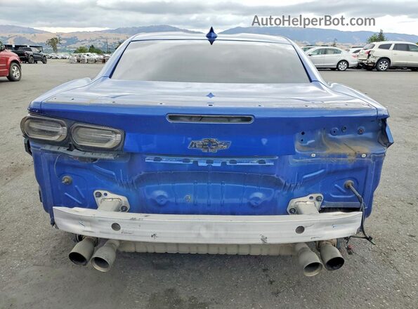 1G1FD1RS7K0108880 2019 CHEVROLET CAMARO Blue Rear view