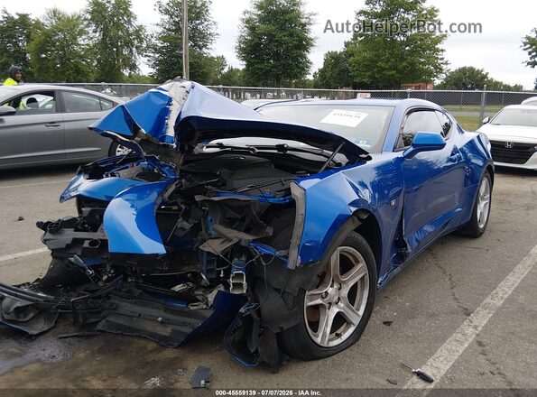 1G1FD1RS8G0150076 2016 CHEVROLET CAMARO Blue წინა მარცხენა ხედი სამი მეოთხედიდან