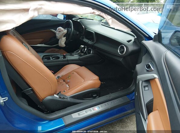 1G1FD1RS8G0150076 2016 CHEVROLET CAMARO Blue წინა სალონის ხედი