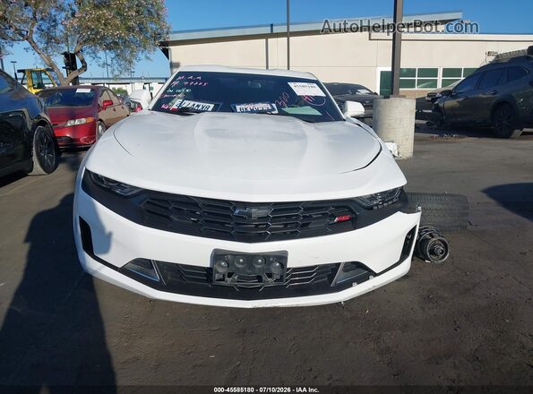 1G1FD1RS8K0147767 2019 CHEVROLET CAMARO White ხელსაწყოთა პანელის ხედი