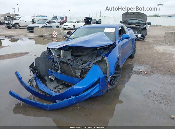 1G1FD1RS9H0153876 2017 CHEVROLET CAMARO Blue წინა მარცხენა ხედი სამი მეოთხედიდან