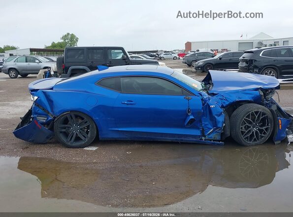 1G1FD1RS9H0153876 2017 CHEVROLET CAMARO Blue უკანა სალონის ხედი