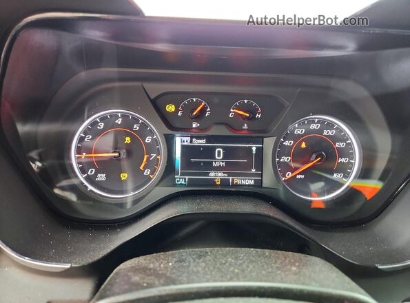 1G1FD1RS9J0151163 2018 CHEVROLET CAMARO Silver Widok zestawu wskaźników