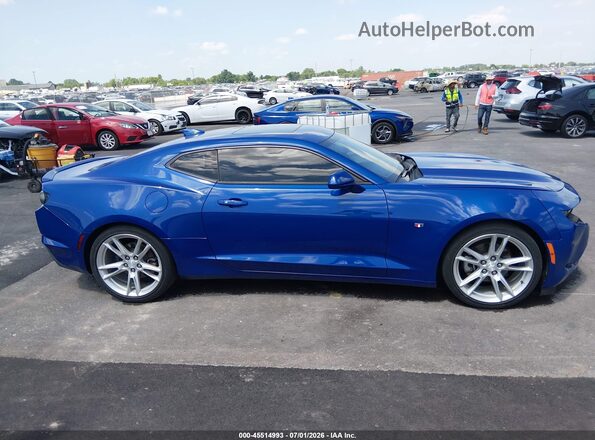 1G1FD1RSXK0114608 2019 CHEVROLET CAMARO Blue Widok wnętrza z tyłu