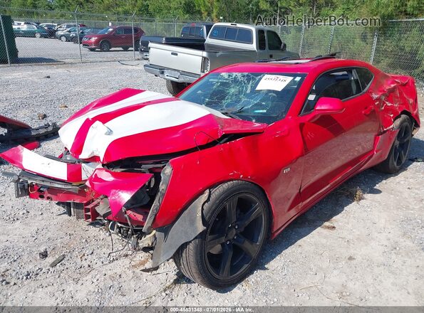 1G1FD1RX2G0165393 2016 CHEVROLET CAMARO Red წინა მარცხენა ხედი სამი მეოთხედიდან