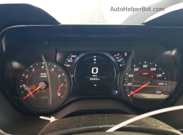 1G1FD1RX8P0151868 2023 CHEVROLET CAMARO Gray Vista del cuadro de instrumentos