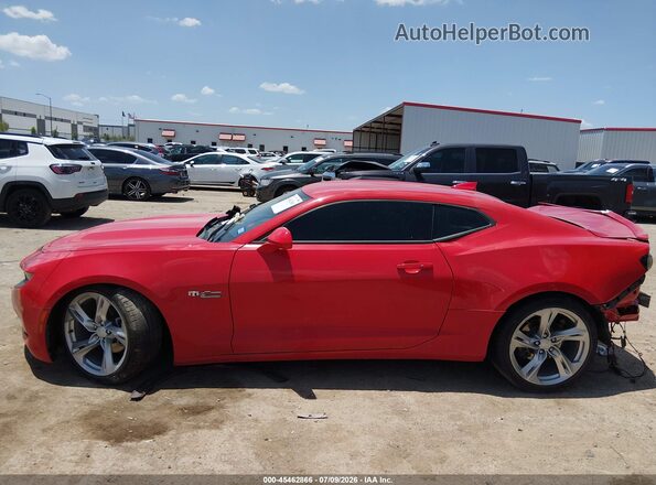1G1FD1RX9M0104103 2021 CHEVROLET CAMARO Red Widok wnętrza z tyłu