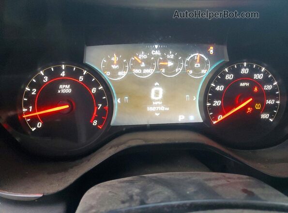 1G1FD3DS9H0105295 2017 CHEVROLET CAMARO Черный Вид щитка приборов