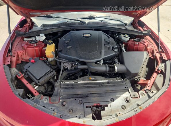 1G1FD3DSXH0212579 2017 CHEVROLET CAMARO Красный Вид задней части салона