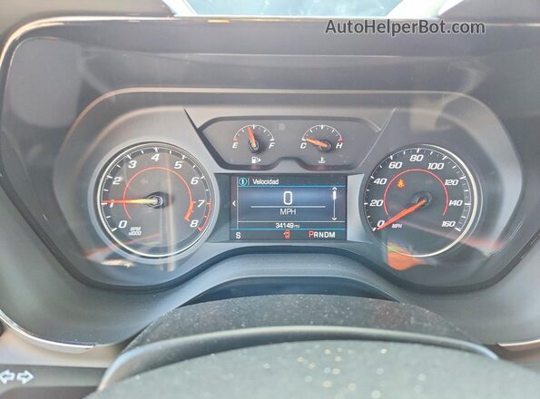 1G1FD3DX7P0151203 2023 CHEVROLET CAMARO Black Սարքավորումների վահանակի տեսք