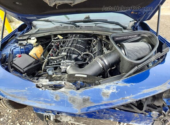 1G1FE1R71M0115190 2021 CHEVROLET CAMARO Blue Вид задньої частини салону