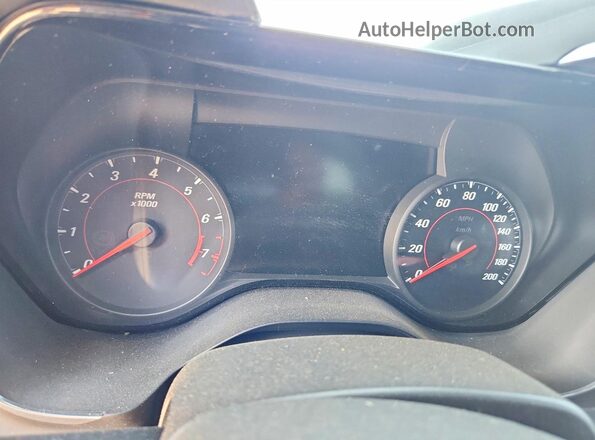 1G1FE1R72J0158626 2018 CHEVROLET CAMARO White Вид щитка приладів