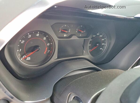 1G1FE1R76P0157455 2023 CHEVROLET CAMARO Red Instrument cluster view