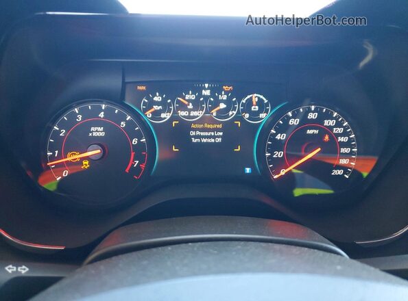 1G1FE1R79J0161765 2018 CHEVROLET CAMARO Red Սարքավորումների վահանակի տեսք