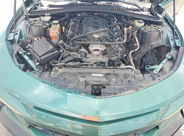 1G1FF1R70J0119627 2018 CHEVROLET CAMARO Teal Rear interior view