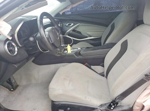 1G1FF1R70L0124894 2020 CHEVROLET CAMARO Gray წინა სალონის ხედი