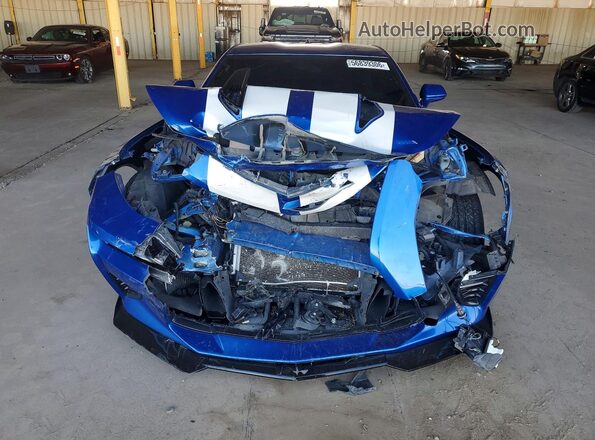 1G1FF1R71H0162013 2017 CHEVROLET CAMARO Blue Դիմացի տեսք