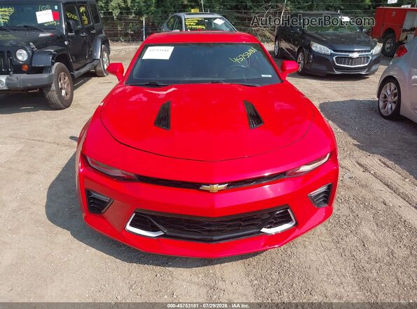 1G1FF1R71J0122455 2018 CHEVROLET CAMARO Red Դիմացի տեսք