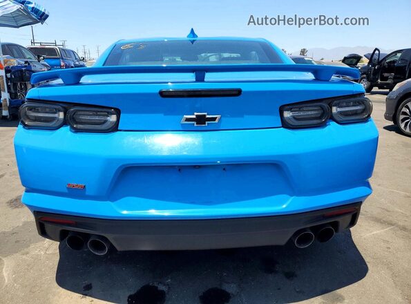 1G1FF1R71P0114638 2023 CHEVROLET CAMARO Blue Вид ззаду