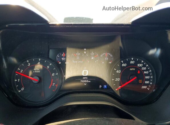 1G1FF1R71P0114638 2023 CHEVROLET CAMARO Blue Вид щитка приладів